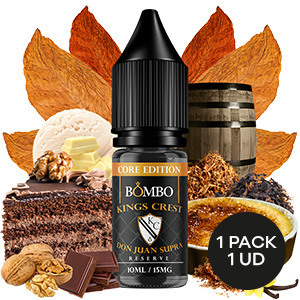SALES DE NICOTINA BOMBO CORE EDITION DON JUAN SUPRA RESERVE 10ML/15MG 3 SALES DE NICOTINA BOMBO CORE EDITION DON JUAN SUPRA RESERVE 10ML/15MG