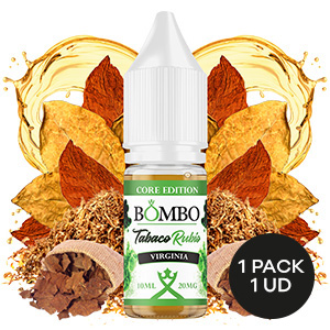 SALES DE NICOTINA BOMBO CORE EDITION TABACO RUBIO VIRGINIA 10ML/20MG