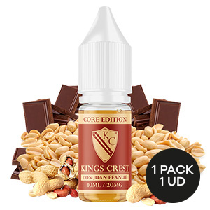 SALES DE NICOTINA KINGS CREST CORE EDITION DON JUAN PEANUT 10ML/20MG