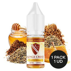 SALES DE NICOTINA KINGS CREST CORE EDITION DON JUAN TABACO HONEY 10ML/20MG