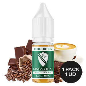 SALES DE NICOTINA KINGS CREST CORE EDITION DON JUAN CAFE 10ML/15MG