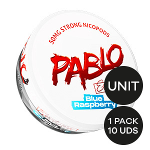 PABLO EXCLUSIVE  BLUE RASPBERRY 50MG NIC/12G