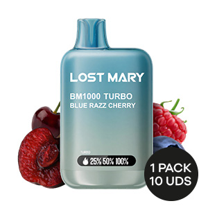POD LOSTMARY BM1000 BLUE RAZZ CHERRY 2ML 20MG